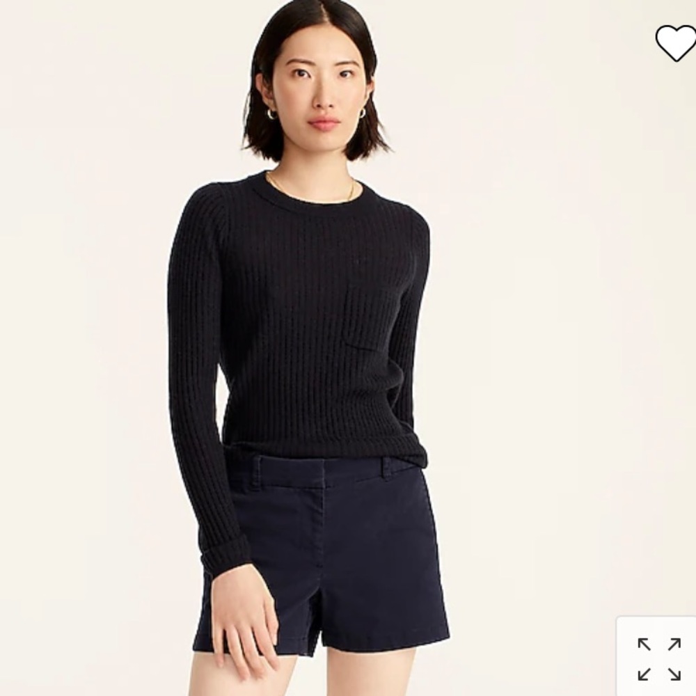 J Crew 4" stretch chino short